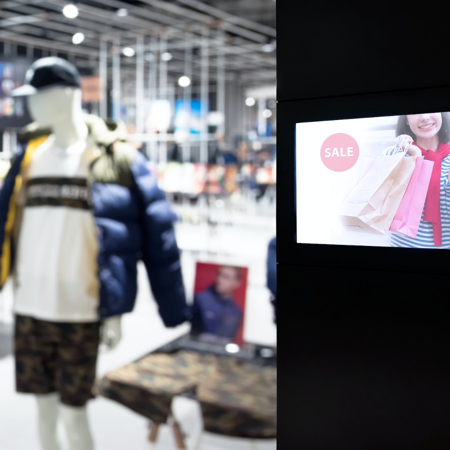 digital signage retail stores